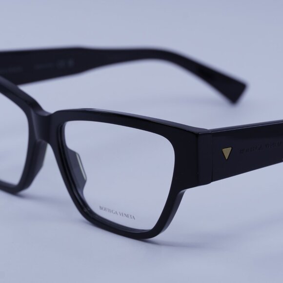 Bottega Veneta BV1288O 001 Eyeglasses Black Cat Eye 55mm Frame - Picture 6 of 10